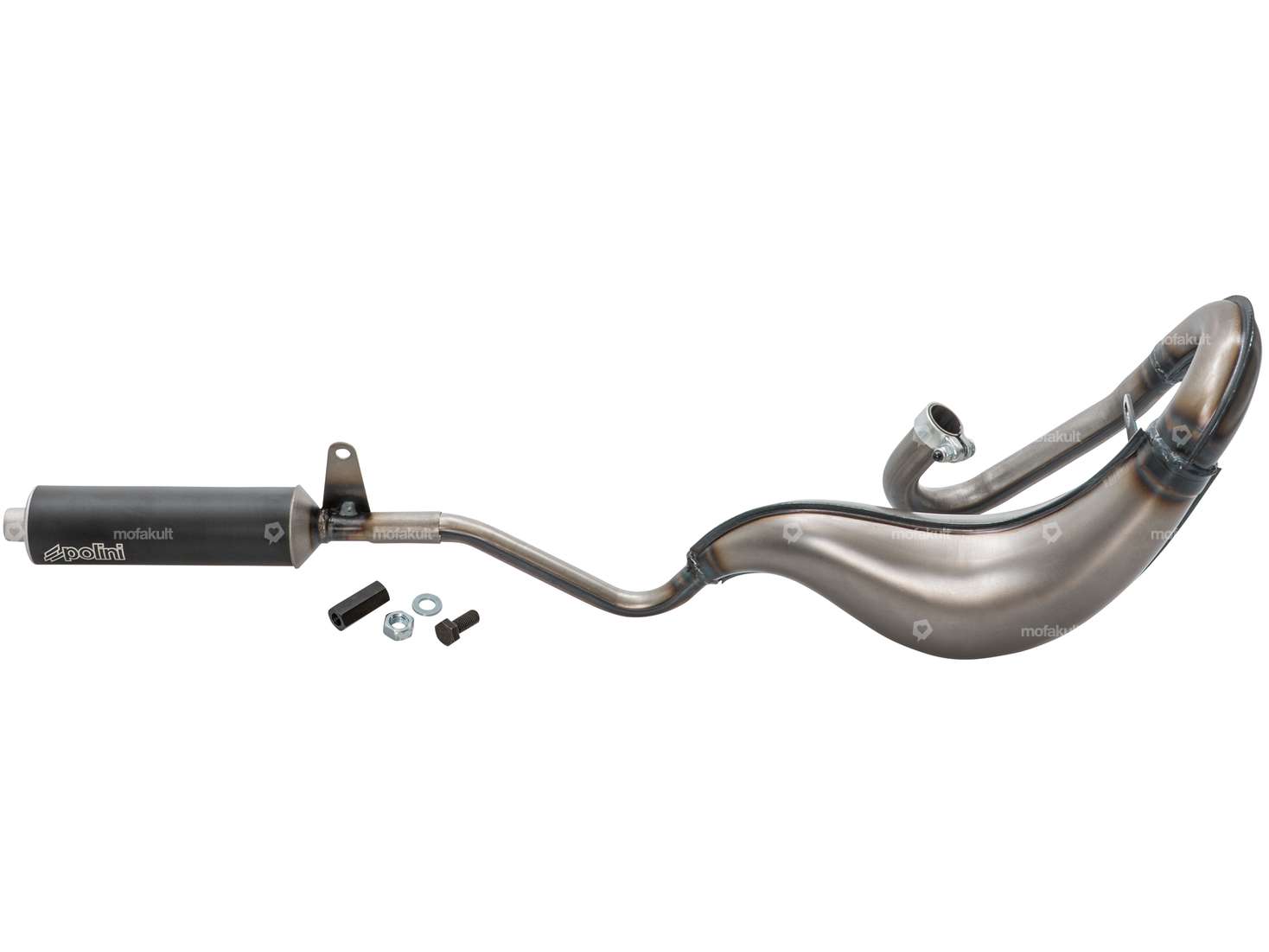 Polini pot d'échappement Top One avec silencieux alu | Piaggio Ciao Carousel Image 1