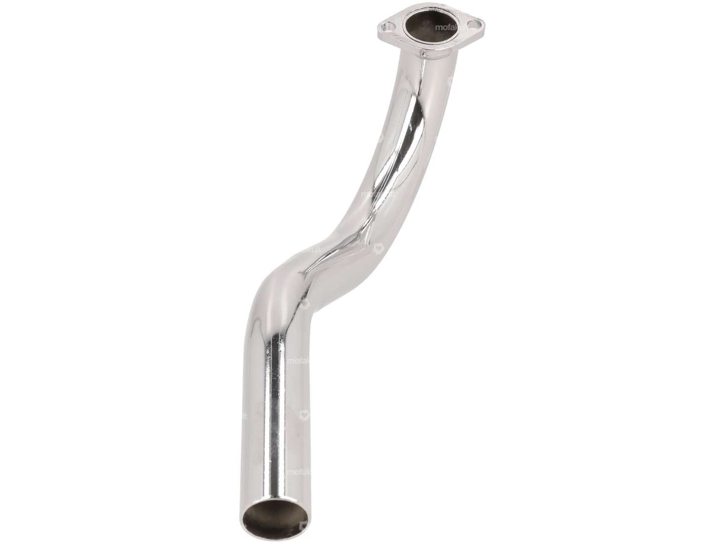 swiing® ingenious Auspuffkrümmer 28 mm Chrom | Puch Maxi S / N, X30 Sport NS / NL Carousel Image 2