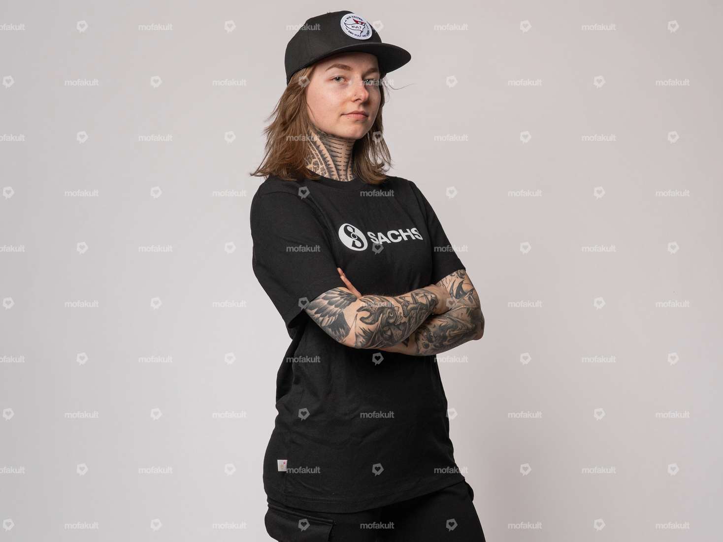 mk-Merch T-Shirt «SACHS» UNISEX schwarz Carousel Image 4