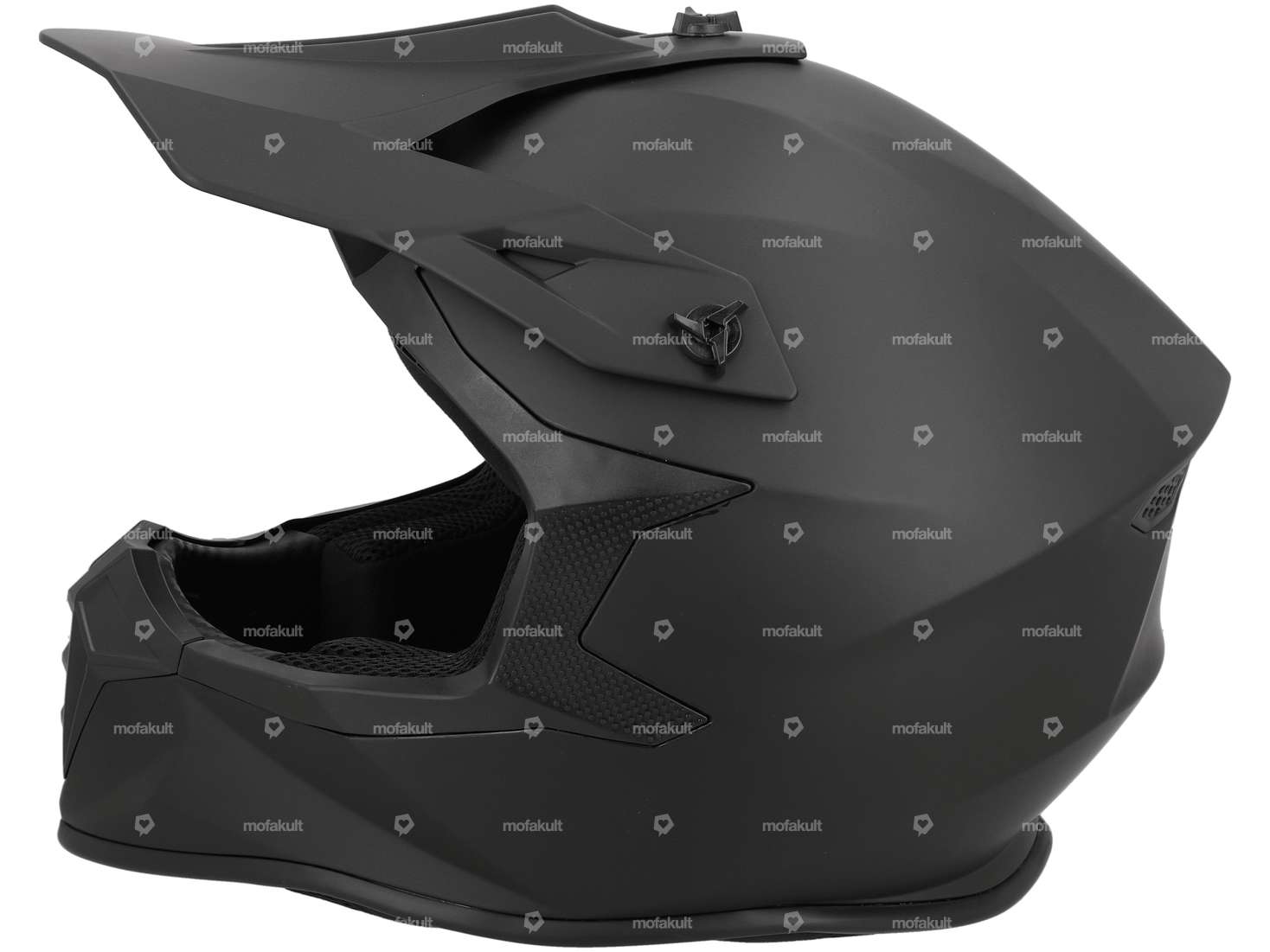 gms Crosshelm «Fortis» schwarz-matt Carousel Image 2