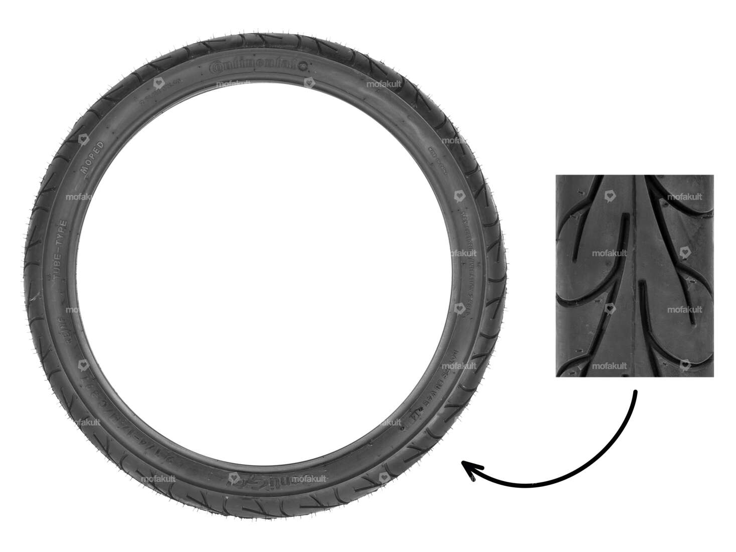 Continental Go 2.25 x 17" Reifen Semi-Slick Carousel Image 1