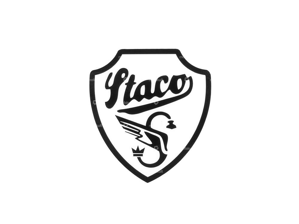 Sticker "Staco" black 36 x 40 (small) Carousel Image 1