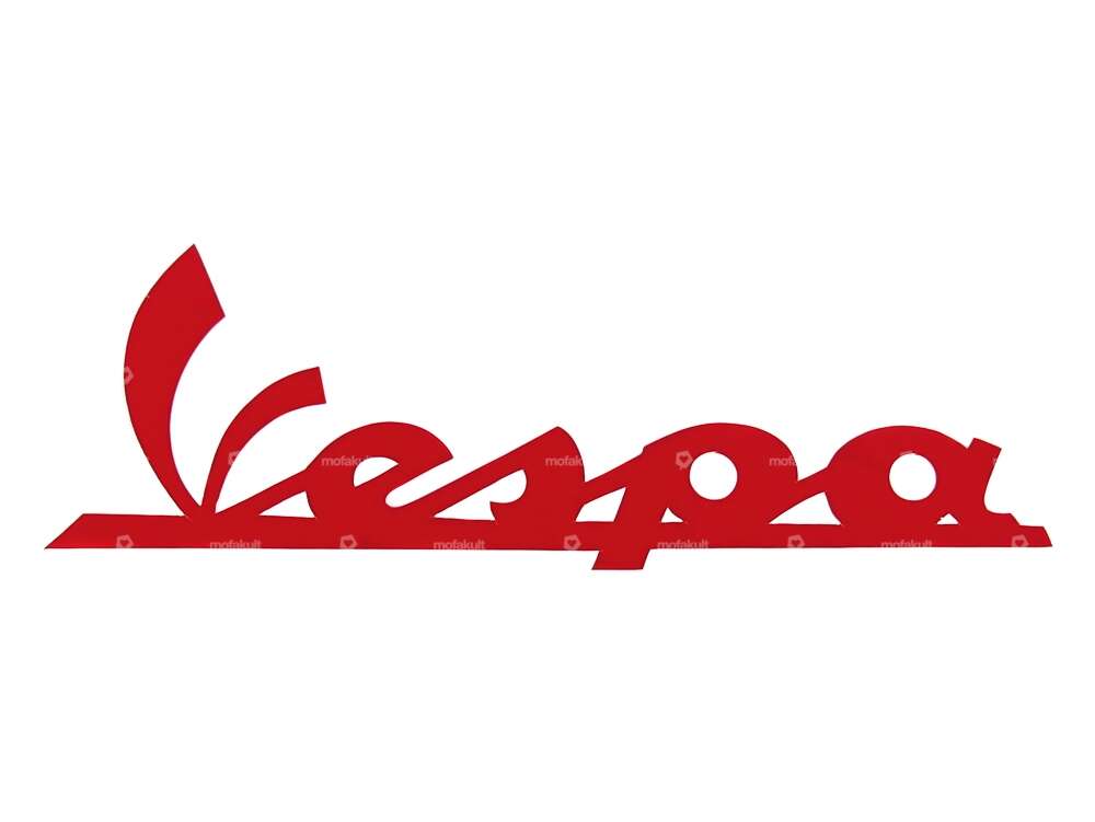 Autocollant Vespa rouge Carousel Image 1