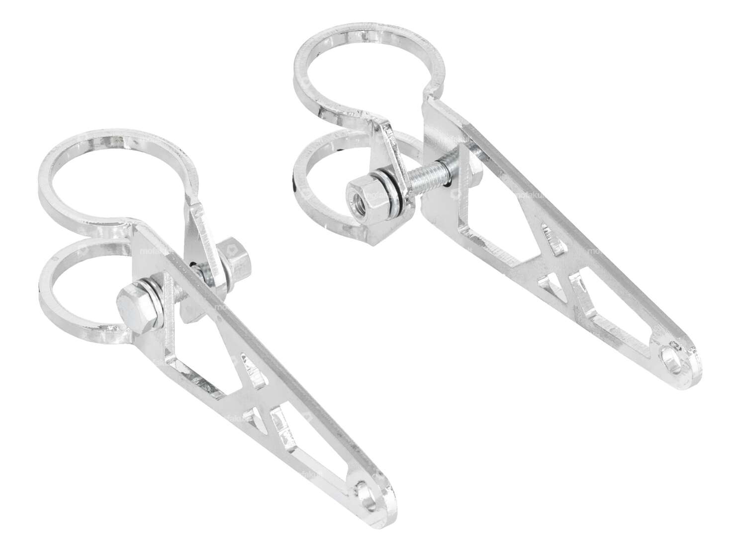 EBR lamp holders Ø 28 mm "X" chrome Carousel Image 1