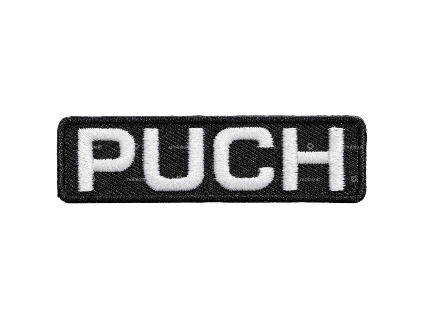 mk-Merch Ecusson "Puch" 75 x 20 mm noir Carousel Image 1