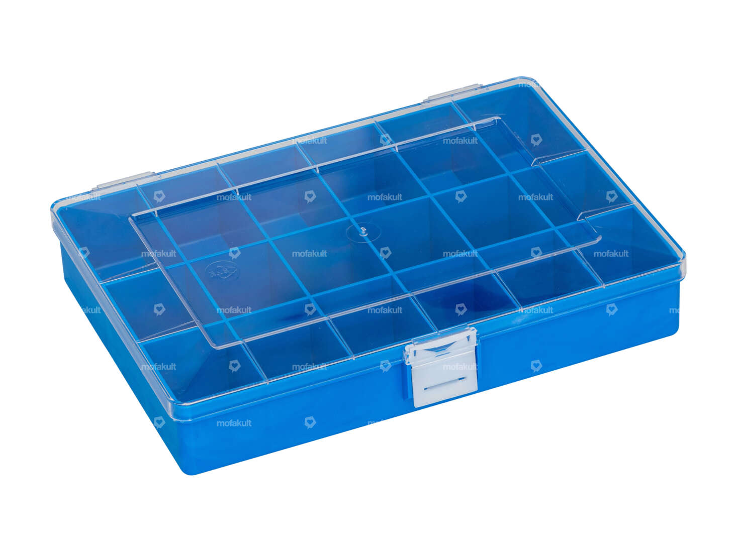 Assortment box blue 18 compartments professional Carousel Image 1