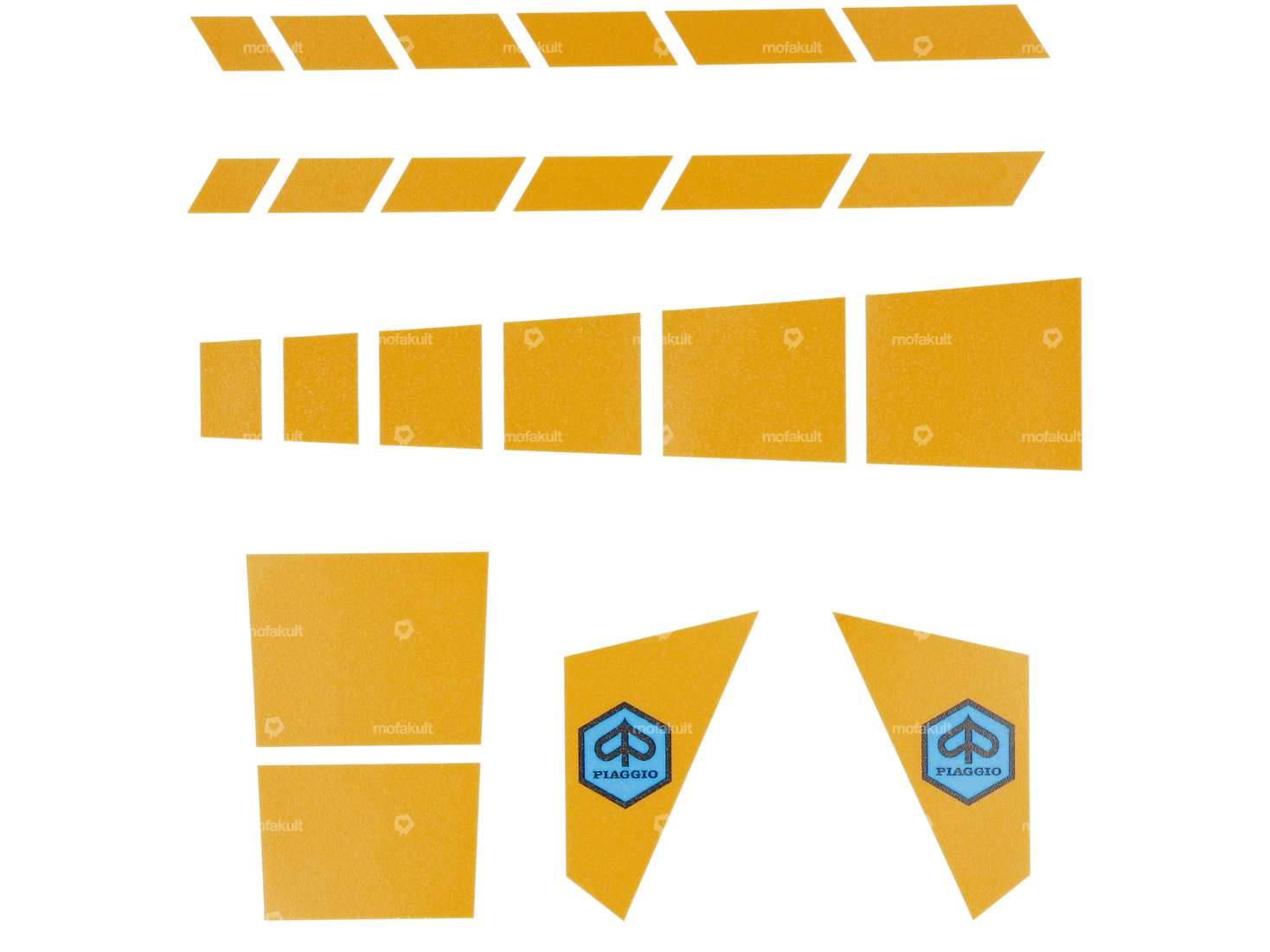 Sticker set frame orange | Piaggio SUPERbravo Carousel Image 1