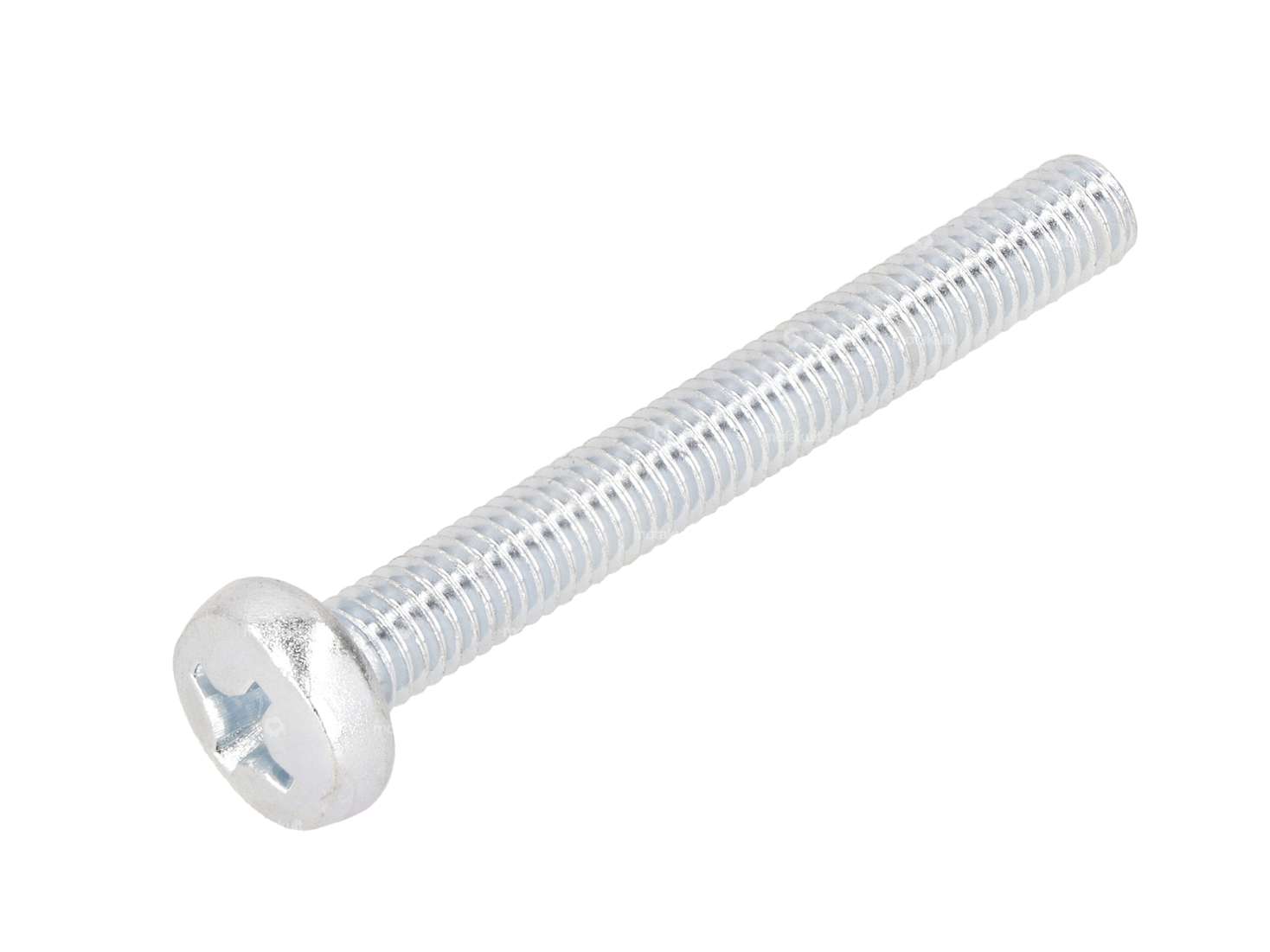 Vis M6x50 tête bombée croix galvanisée Carousel Image 1