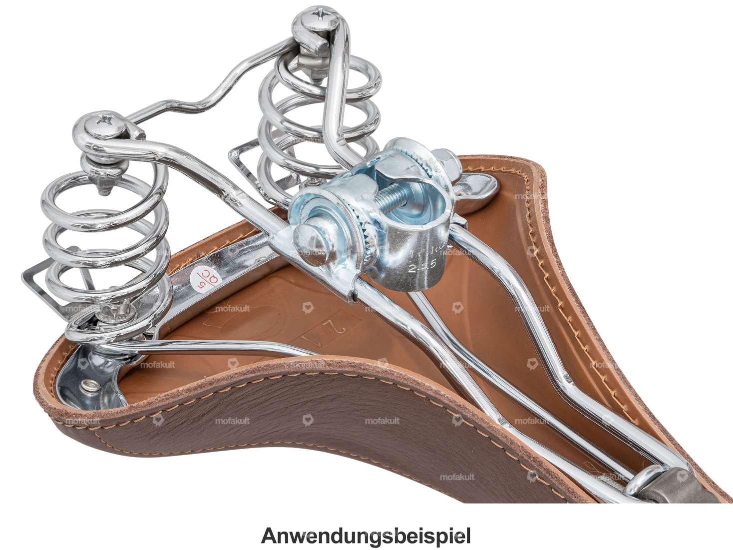 Galvanized saddle clamp (for round guide rails) Carousel Image 3