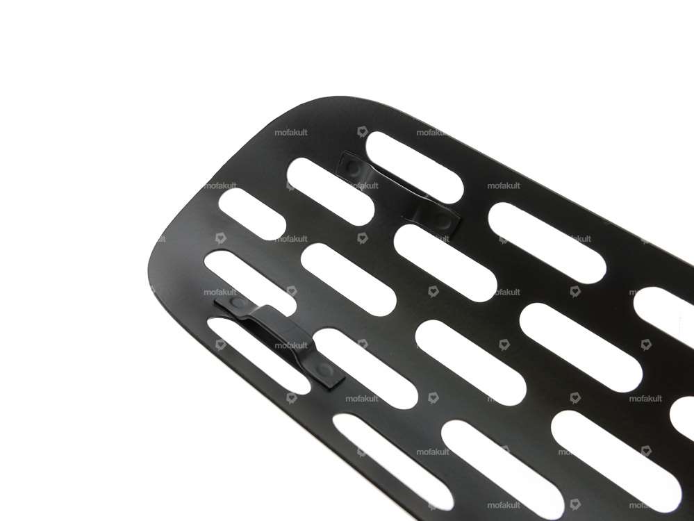 Tôle de chaleur d'échappement trou oblong noir Carousel Image 2