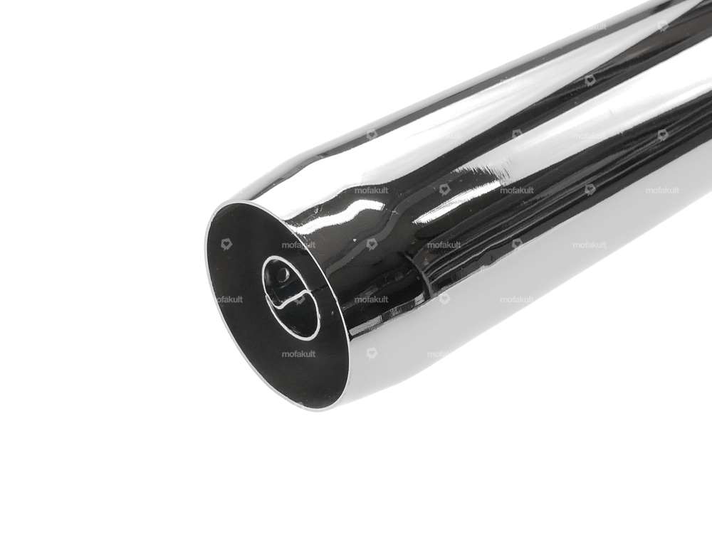 Échappement cigare Ø 26 / 60 mm chrome | Zündapp Carousel Image 3