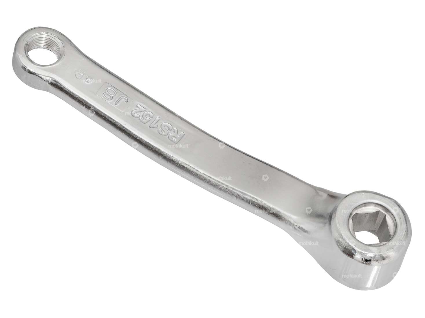 GPO Pédalier droit 4 pans chrome | Pony (P8081) Carousel Image 2