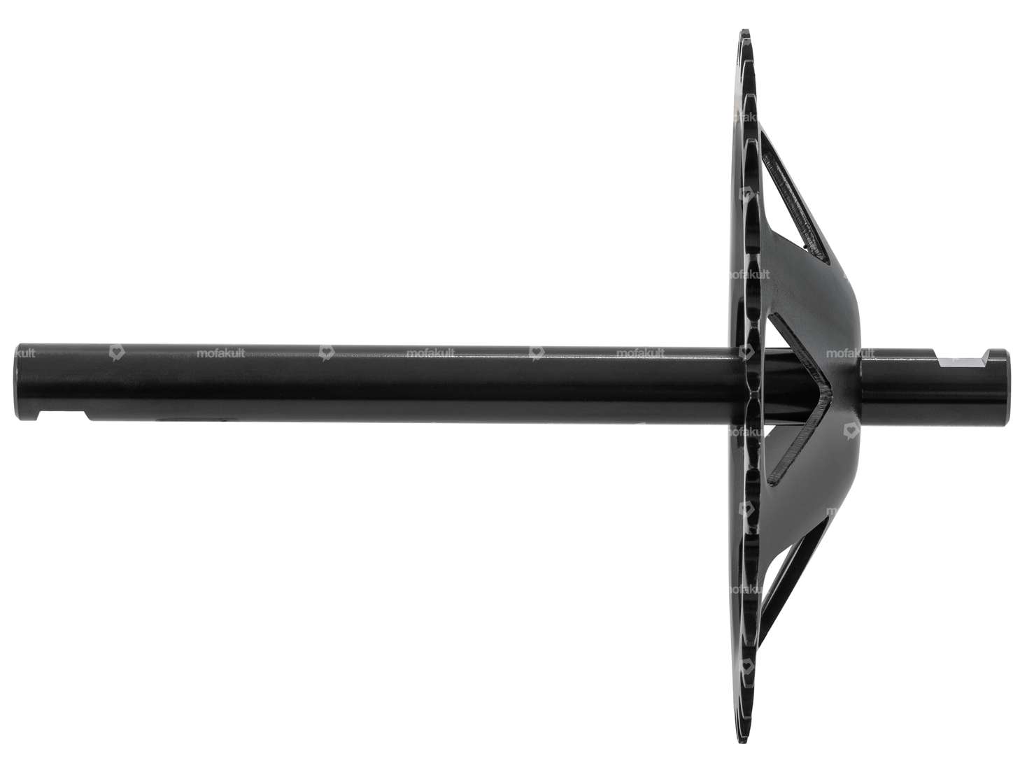 GPO Axe de pédalier avec couronne 34 dents noir | Puch X30 Velux Carousel Image 3