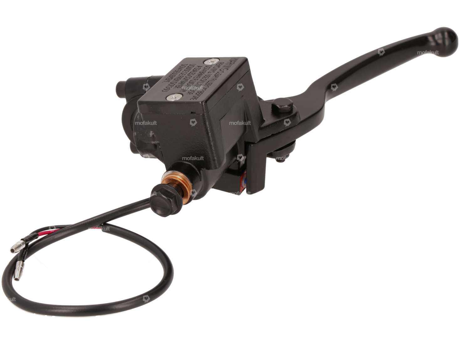 Bremshebel links Scheibenbremse mit Ölbehälter schwarz Carousel Image 3