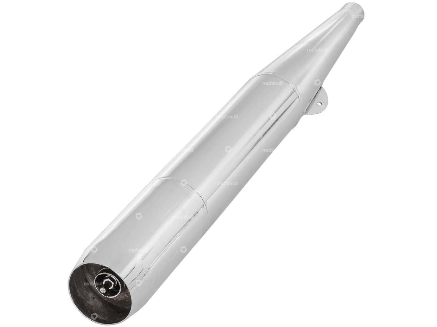 Echappement cigare 28 mm chrome | Puch Maxi S, N / X30 NS, NL Carousel Image 4