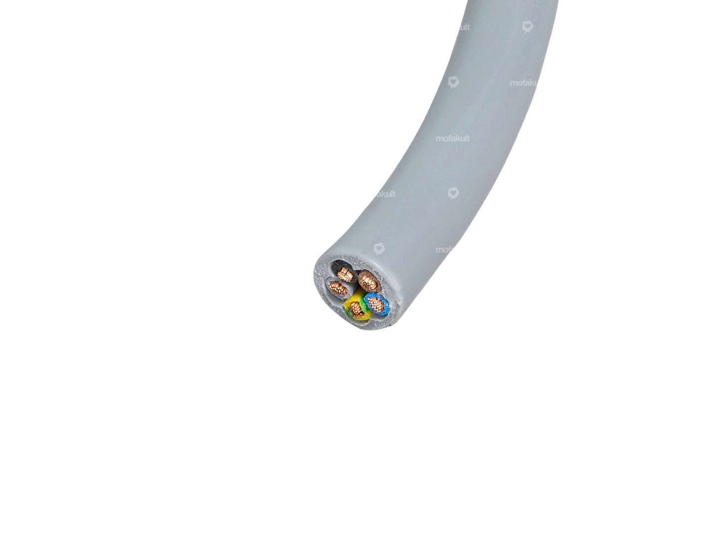 Câble d'alimentation 5 fils gris 0.75mm² (au mètre) Carousel Image 2