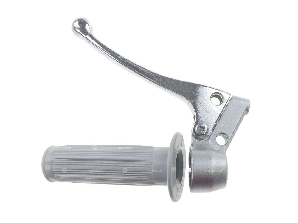 Brake lever solid cast silver Carousel Image 1