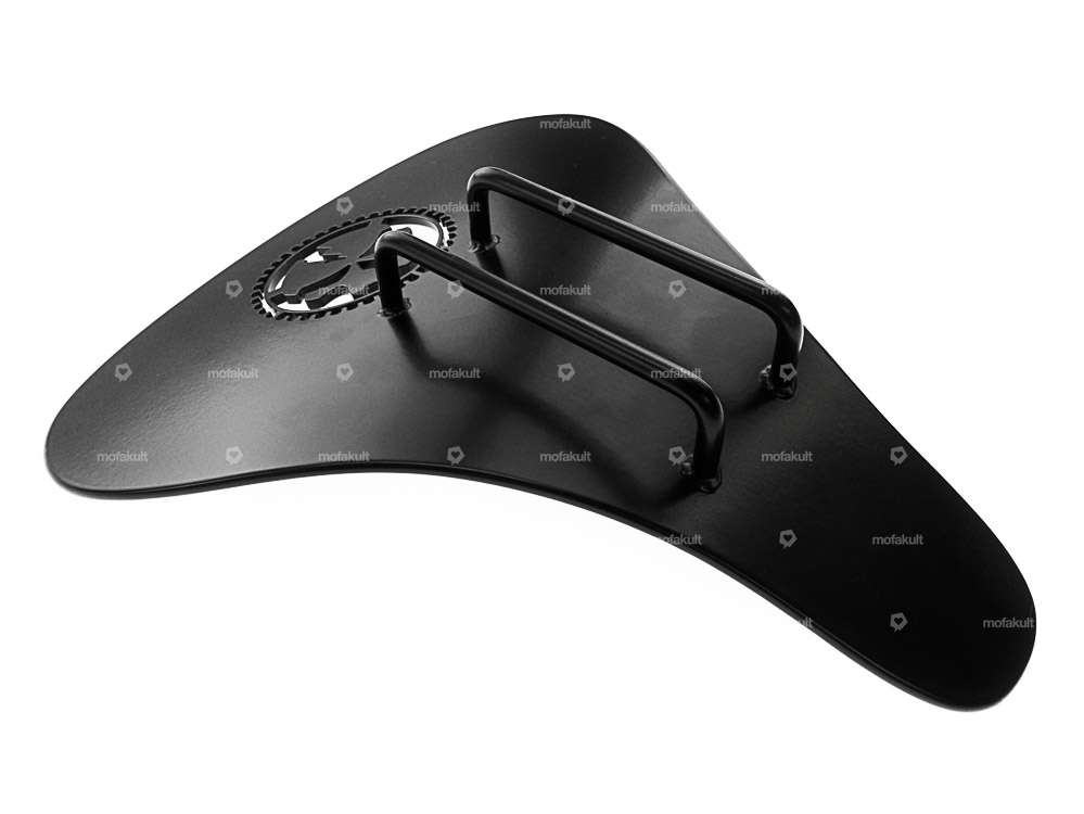 Sattel Skull blank schwarz Carousel Image 2