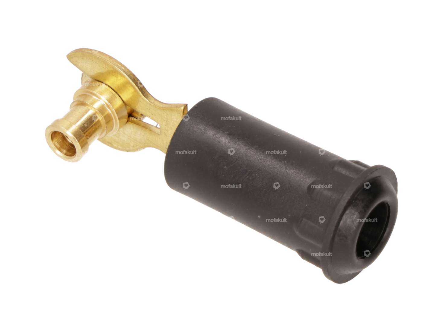 Cosse de bougie d'allumage Vintage en laiton / non antiparasitée Carousel Image 1