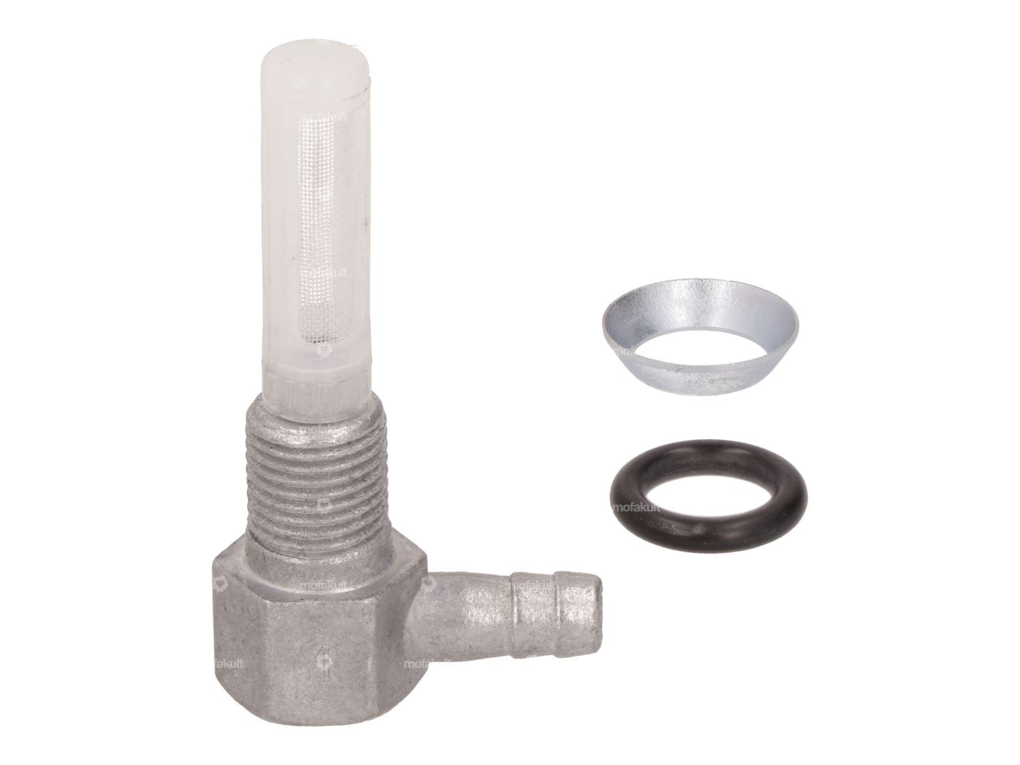 OMG fuel outlet vertical M10x1 (to screw in) 90° outgoing Carousel Image 1