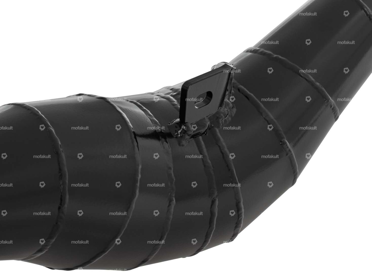 MLM exhaust "Crazy Pipe" black straight outlet | Puch Carousel Image 2