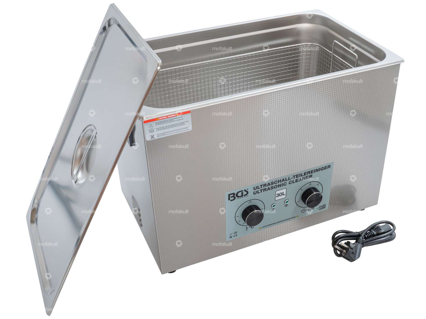 BGS Ultrasonic cleaner 30 L Carousel Image 1