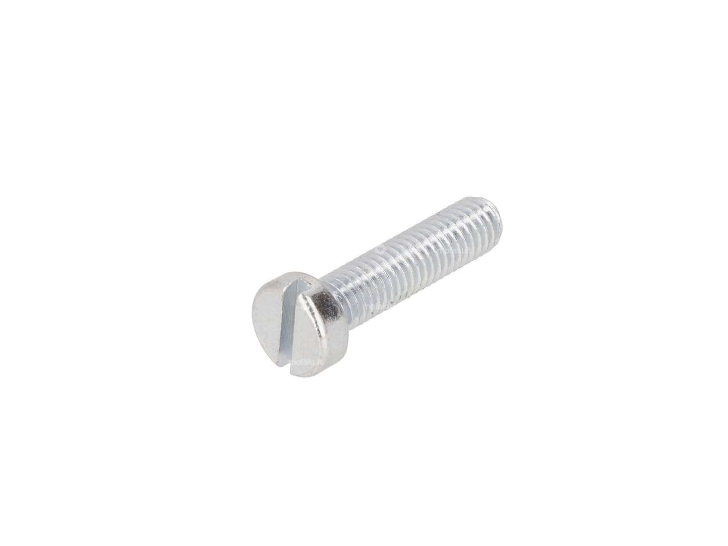 Vis M5x20 tête cylindrique fente zinguée Carousel Image 1