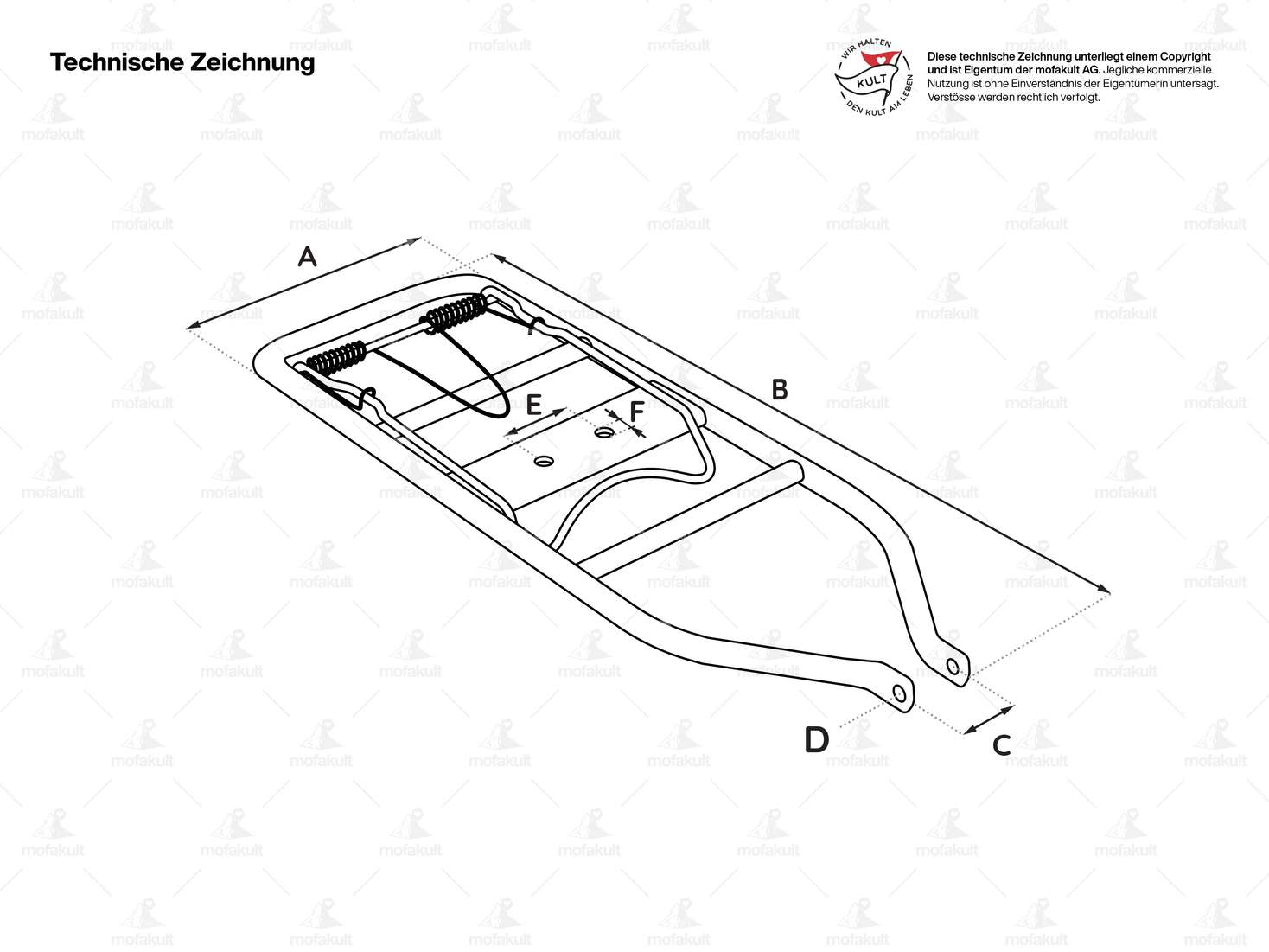 Gepäckträger schwarz | Puch Maxi S Carousel Image 3