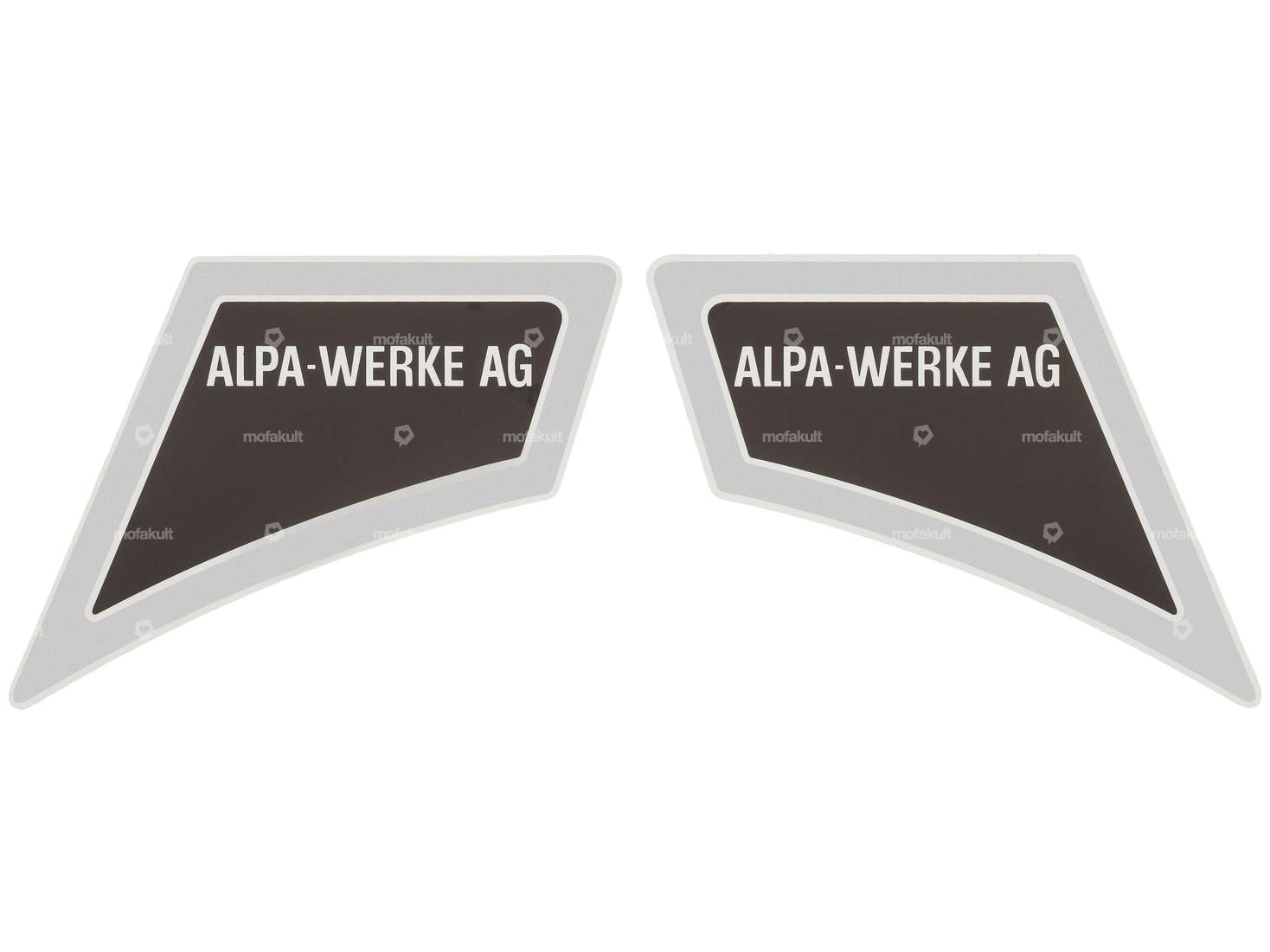 Sticker set Alpa-Werke AG Chrome | Alpa Black River Carousel Image 1