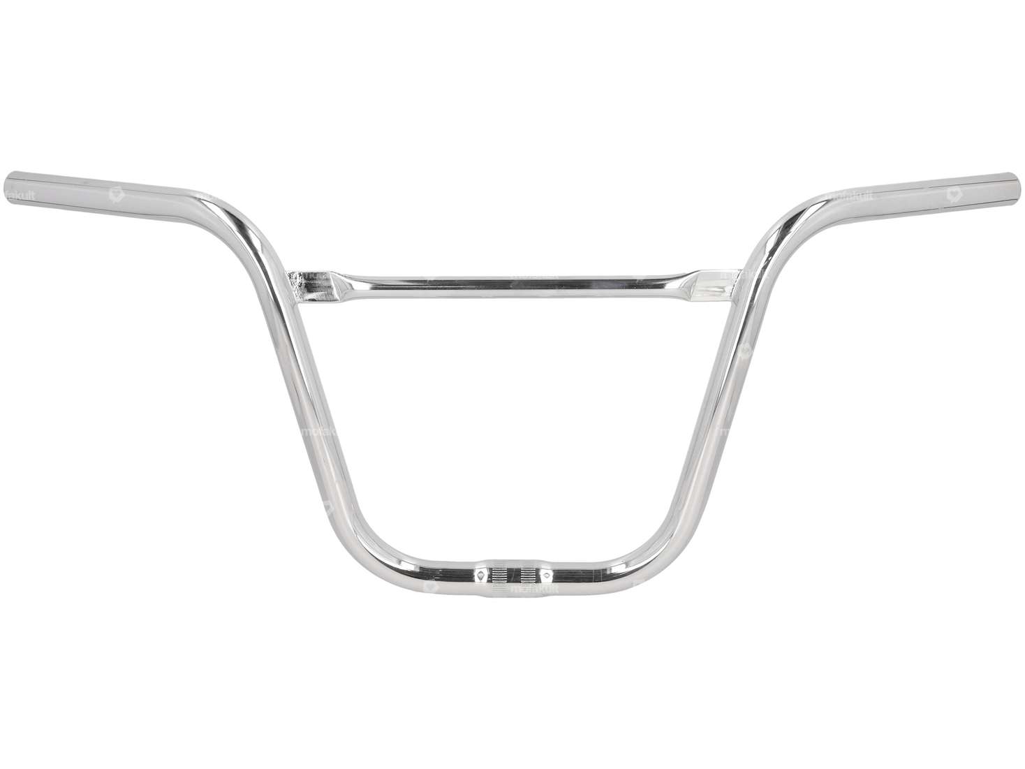 Guidon Potence 30 cm courbée avec entretoise Chrome Carousel Image 1