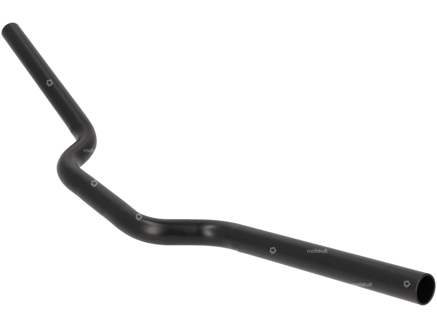 Guidon plaque de fourche 9 cm courbé noir Carousel Image 2