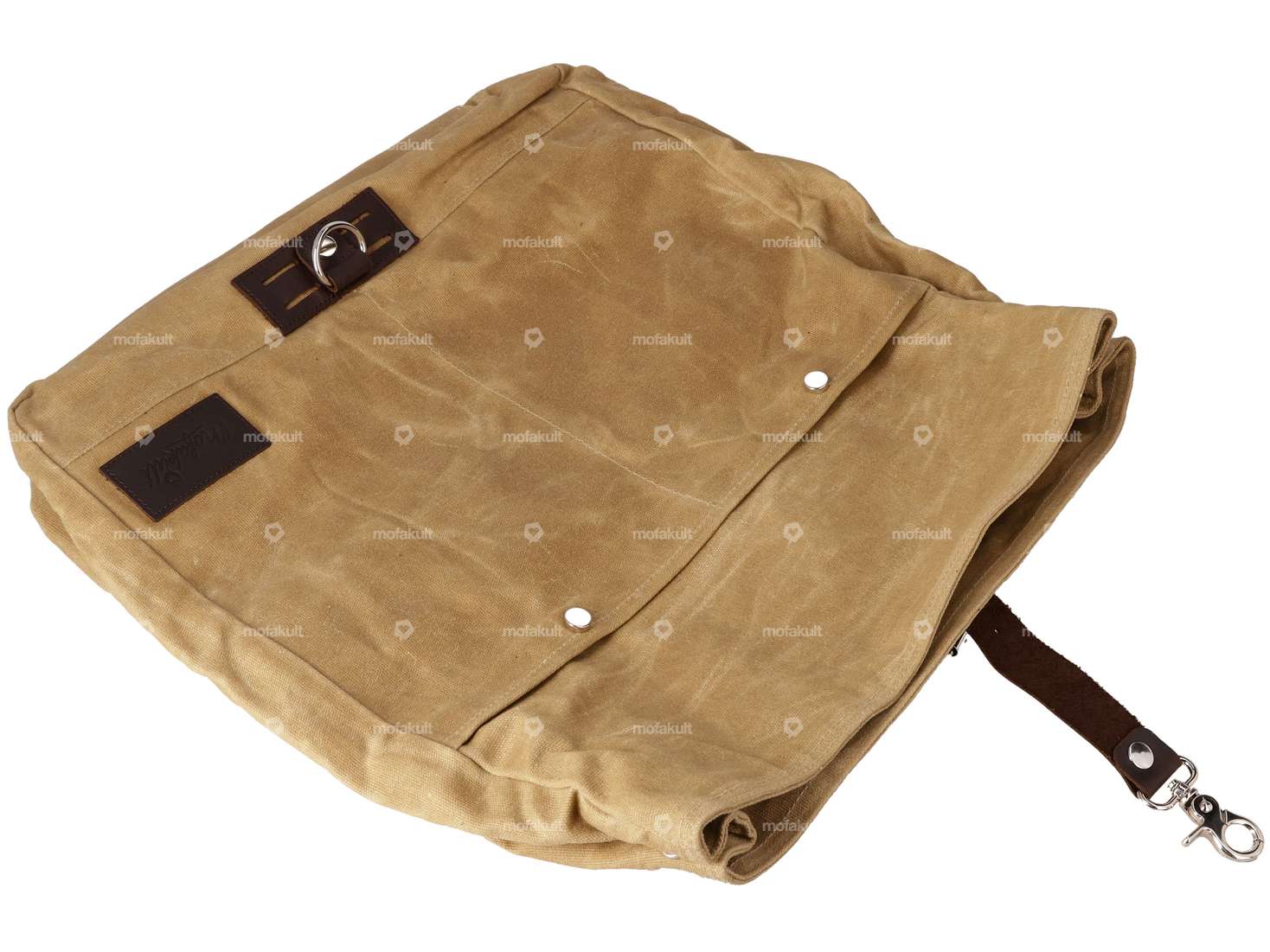 mk-Merch Sac à bagages "vintage" brun Carousel Image 3