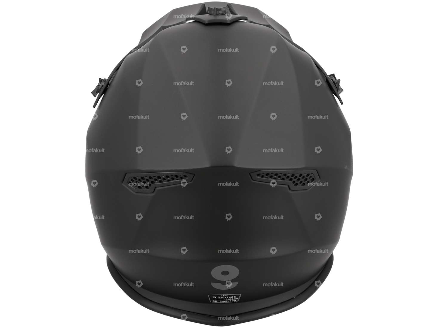 gms Crosshelm «Fortis» schwarz-matt Carousel Image 3