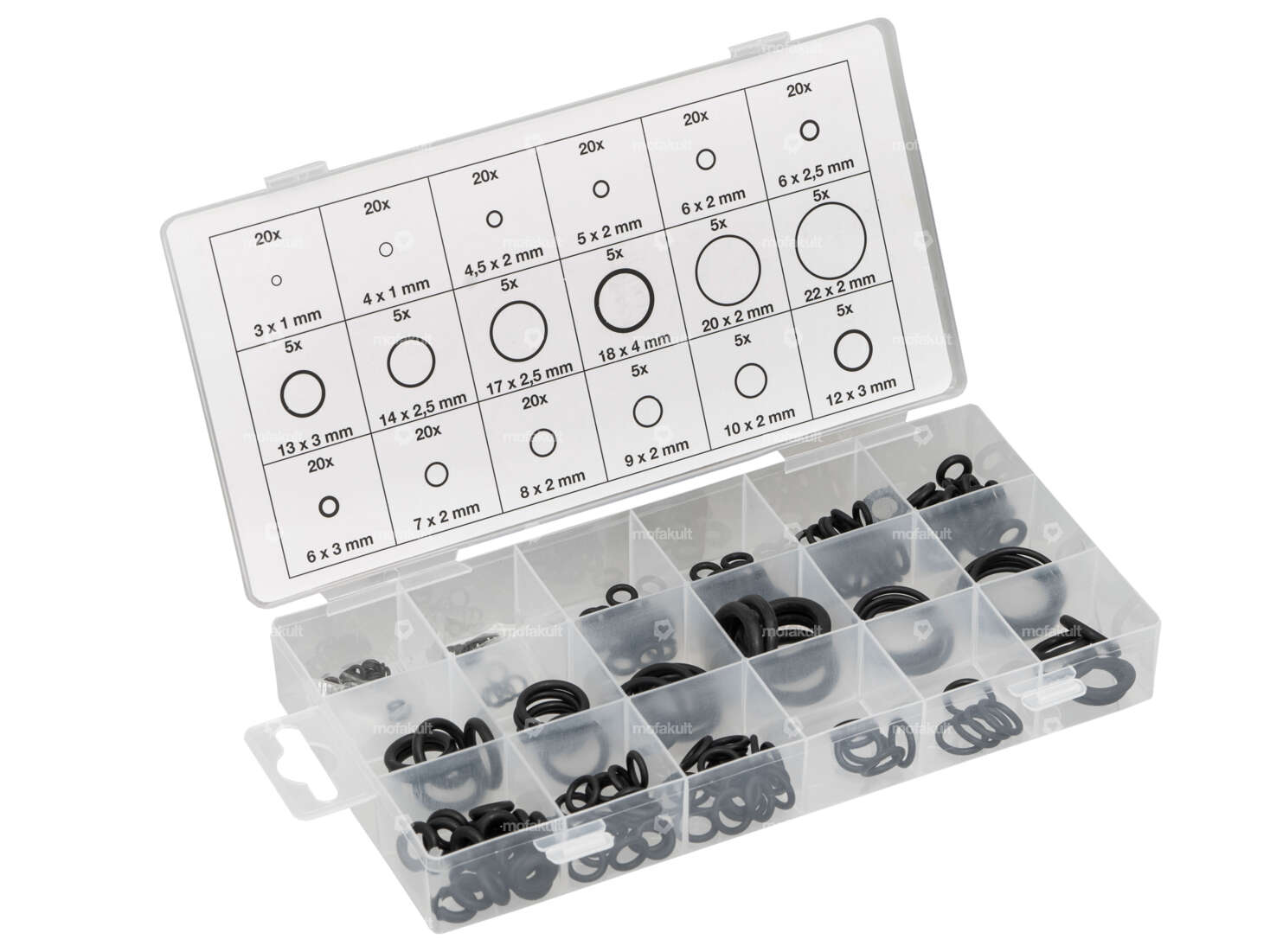 Assortiment de joints toriques BGS Ø 3 - 22 mm Carousel Image 1