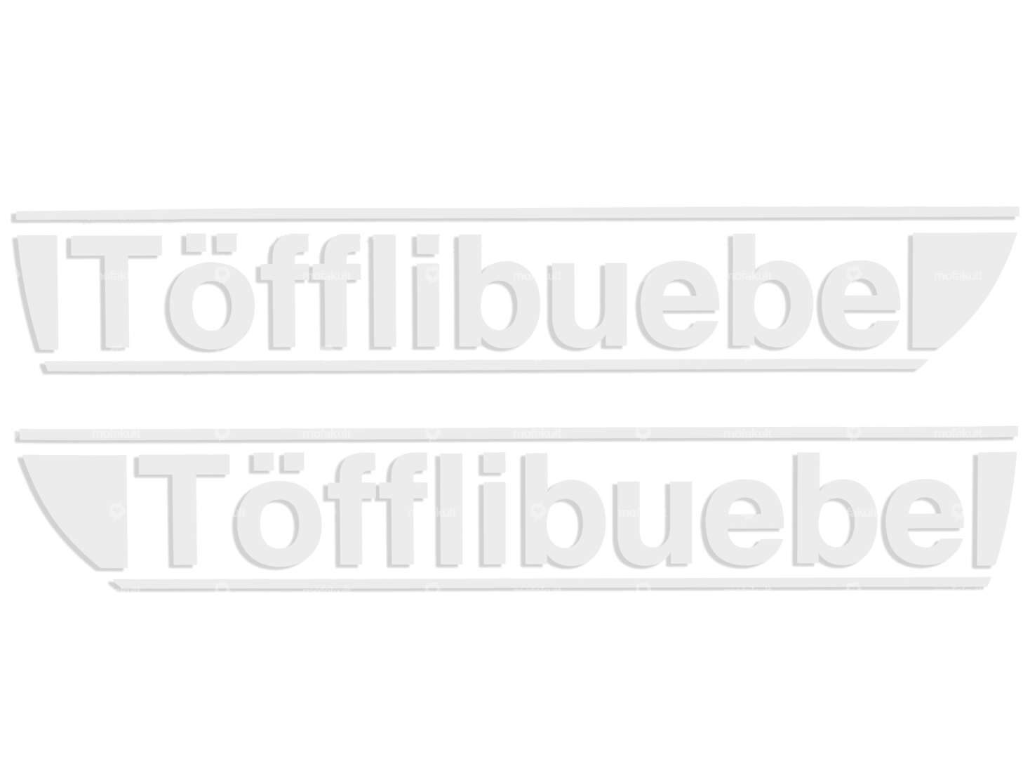 Autocollant de réservoir "Töfflibuebe" Puch X30 NS, NG Carousel Image 1
