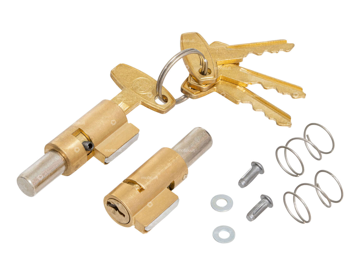 Schlössersatz Lenk- & Sitzbankschloss | Puch DS50, Turbo, Sport Carousel Image 1