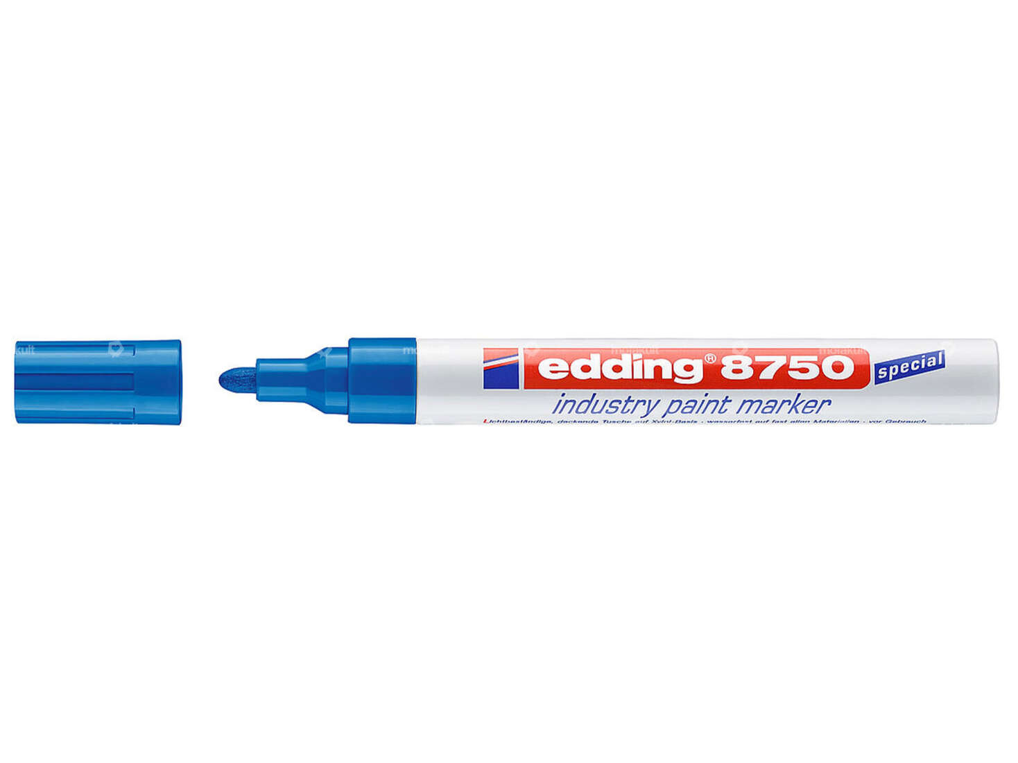 edding 8750 Industrie-Lackmarker 2 - 4 mm blau Carousel Image 1