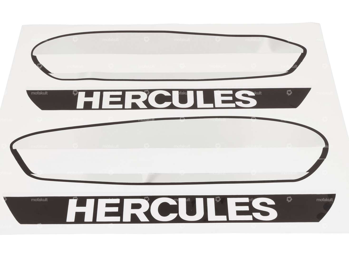 Hercules" tank sticker black / chrome Carousel Image 2