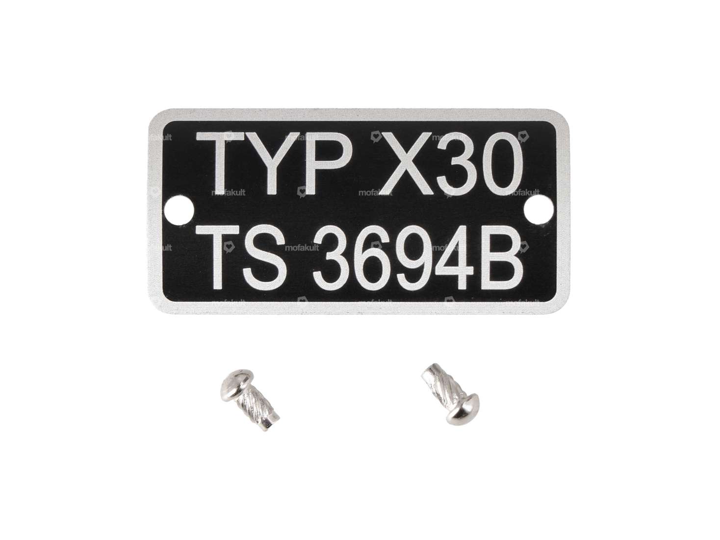 swiing® revival Typenschild TYP X30 TS3694B | Puch Velux Carousel Image 1