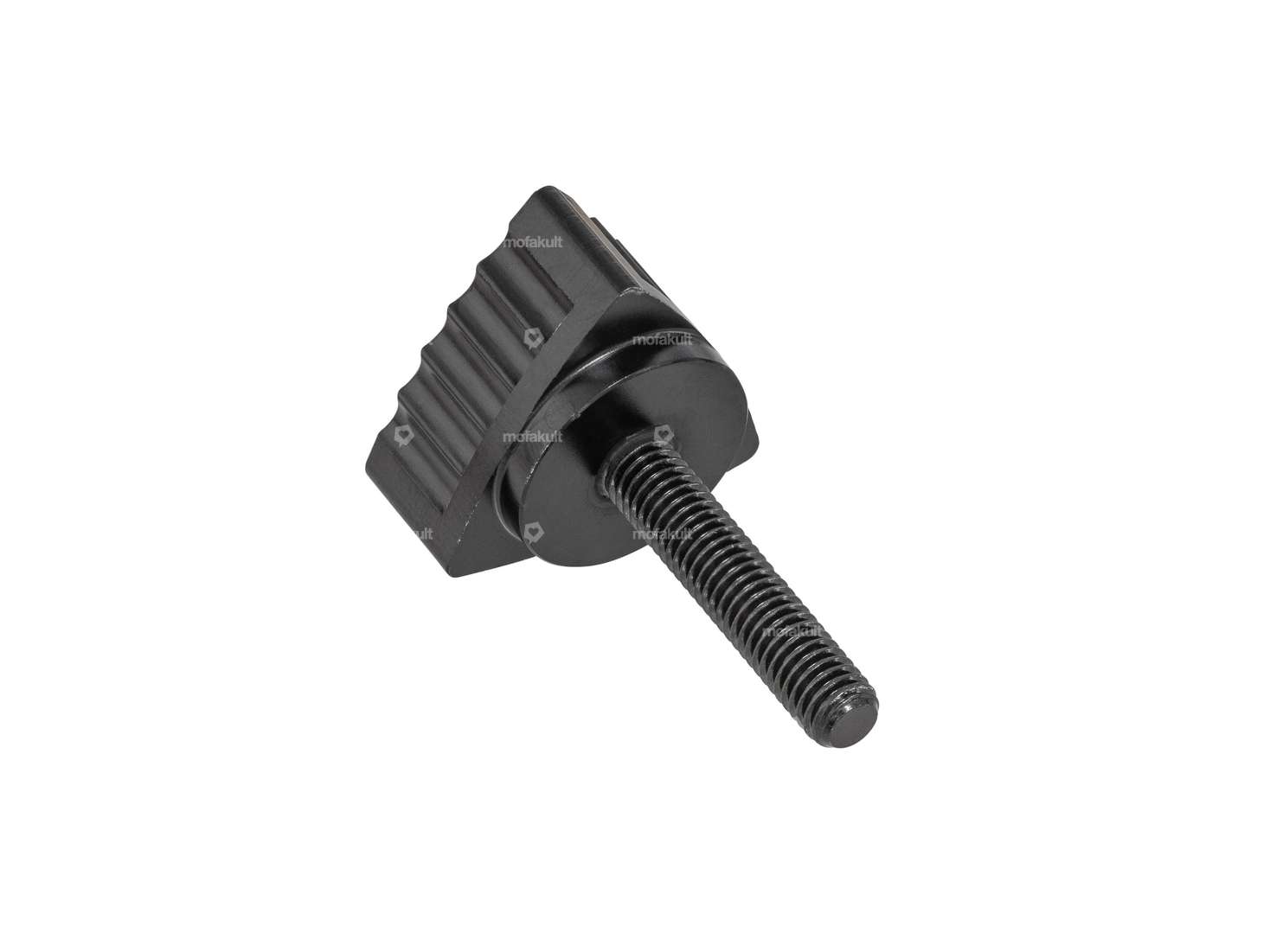 66HEROES side protection screw CNC 25 mm aluminum black (solid material) Carousel Image 2