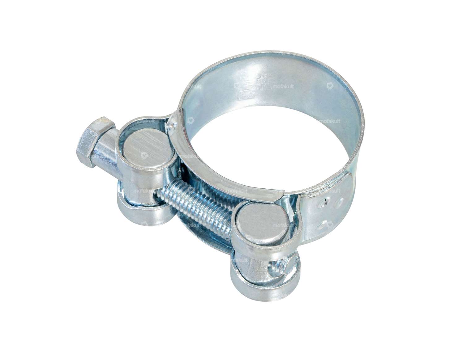 Solid screw clamp 32 - 35 mm W1 galvanized Carousel Image 2