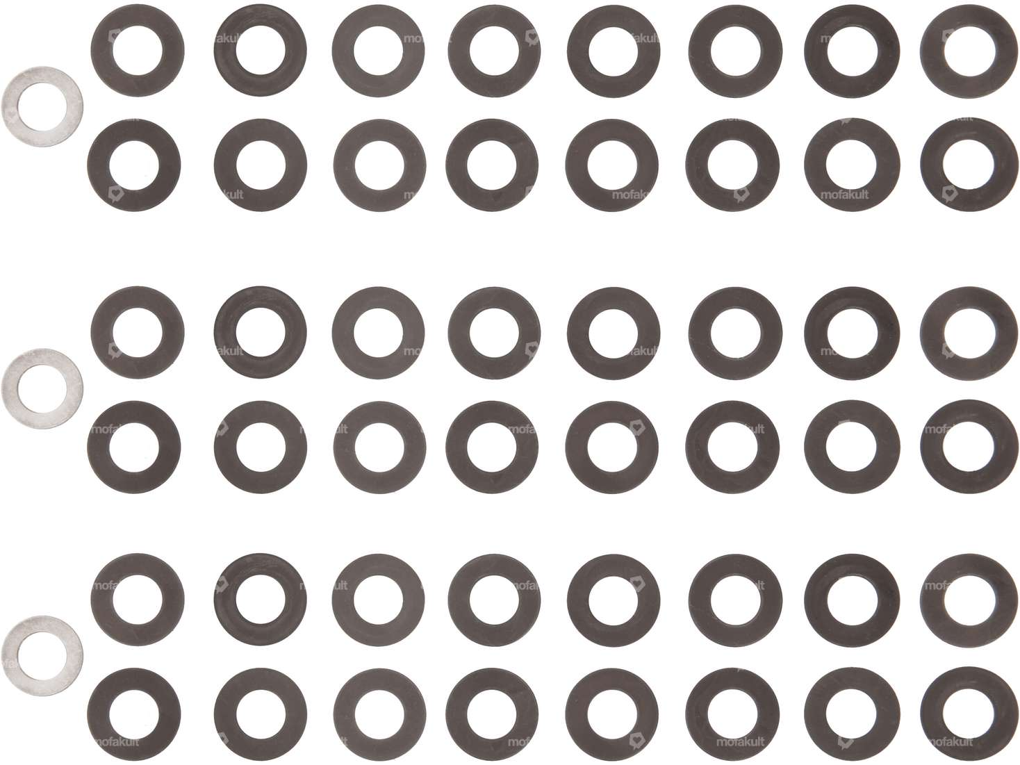 GPO Jeu de rondelles ressorts 0.9 mm Embrayage KTM SX50 | Puch E50 Carousel Image 2