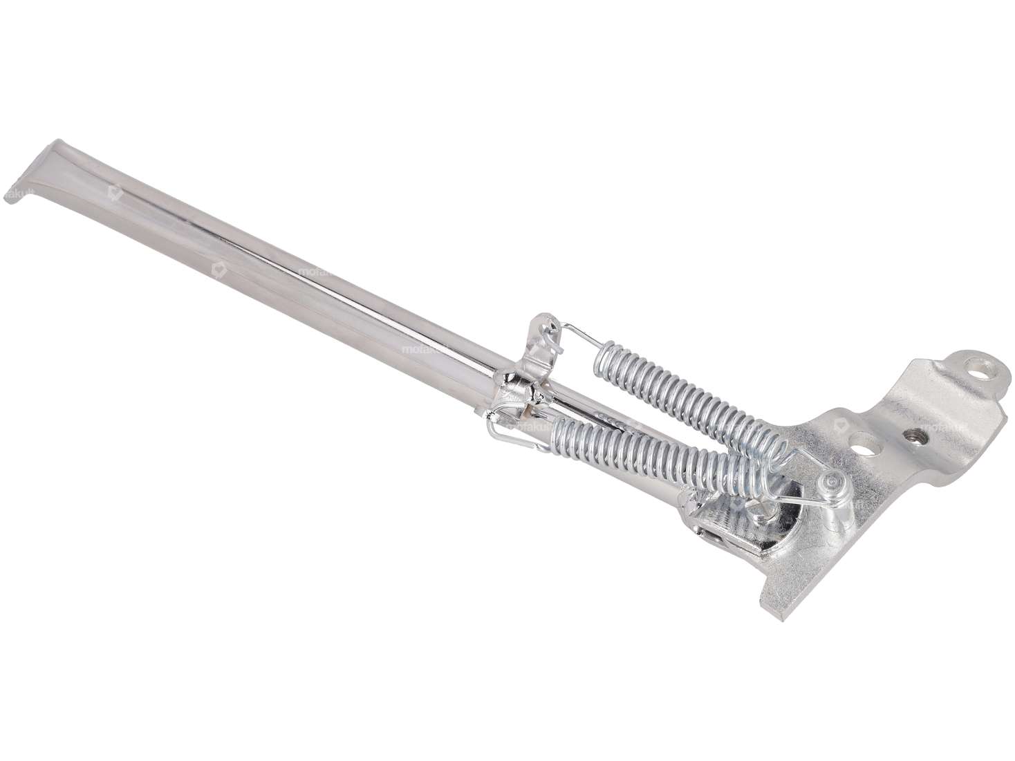 Béquille latérale gauche fixation ronde 30 cm chrome Carousel Image 2