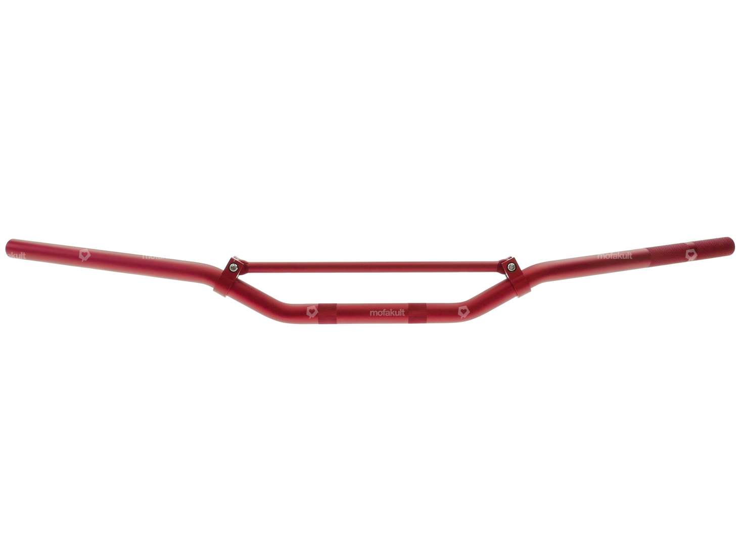 Guidon de course plaque de fourche 8 cm / large aluminium rouge Carousel Image 1