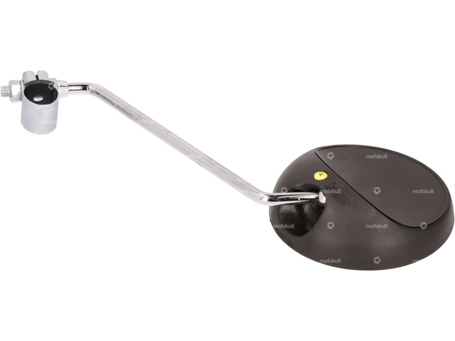 Miroir Bumm rond standard noir / chrome Carousel Image 3