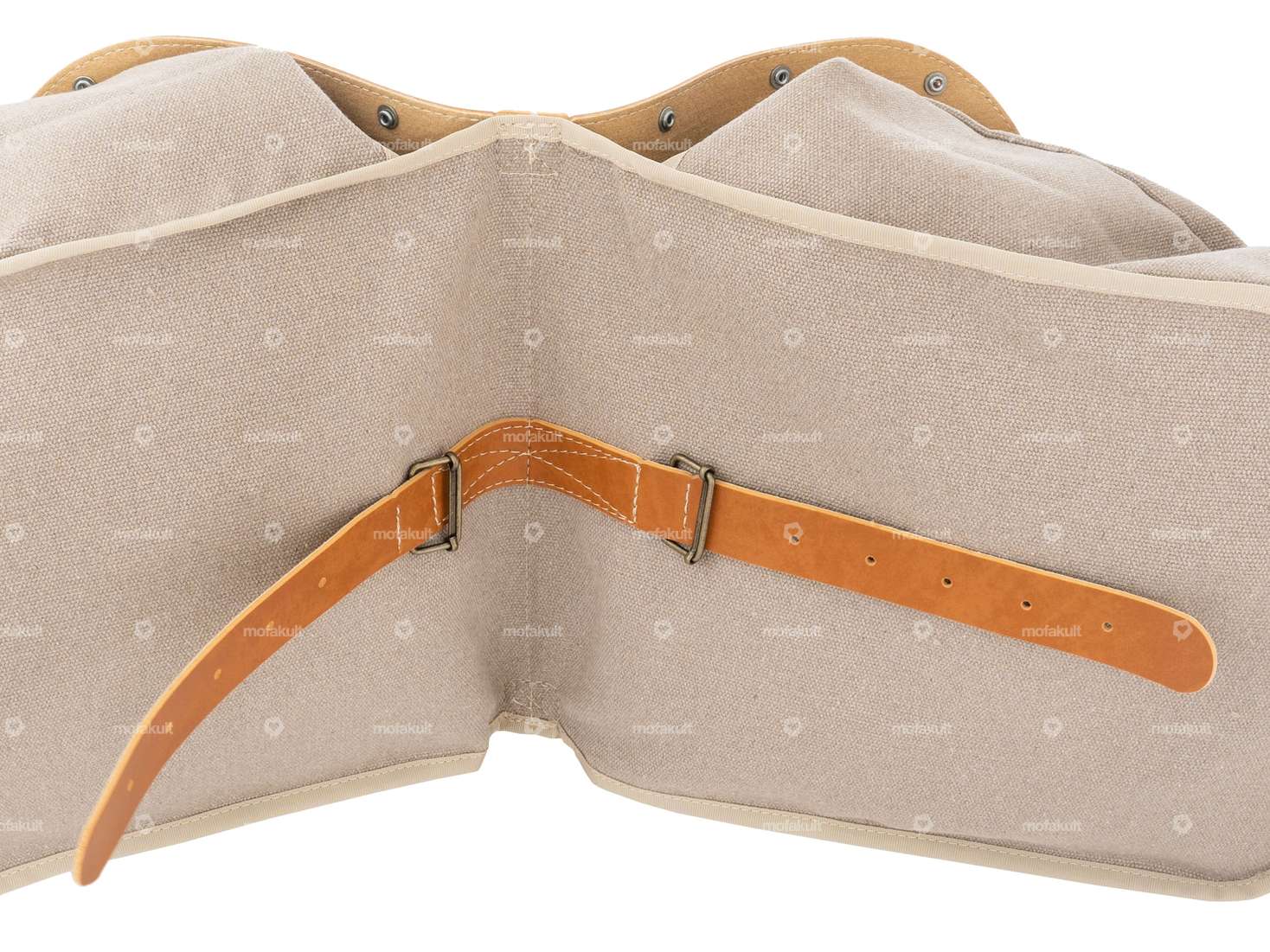 Sacoche à bagages Oldschool miel Carousel Image 3