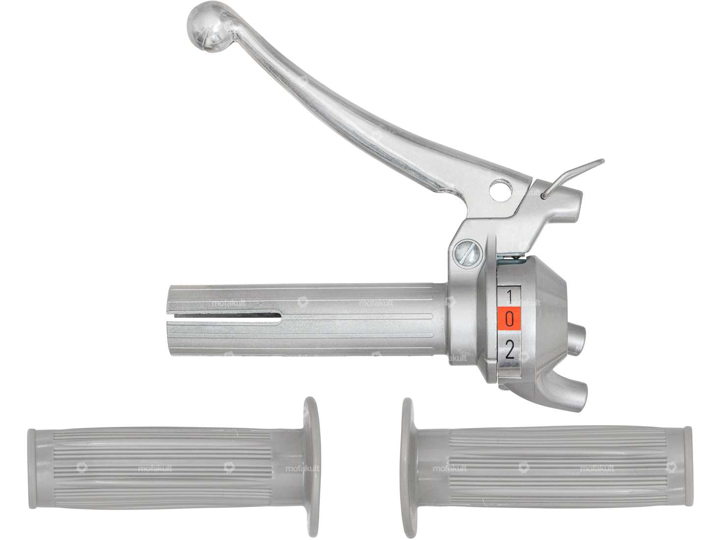 swiing® revival Poignée de commande 2 vitesses (réplique Magura) argentée Carousel Image 1