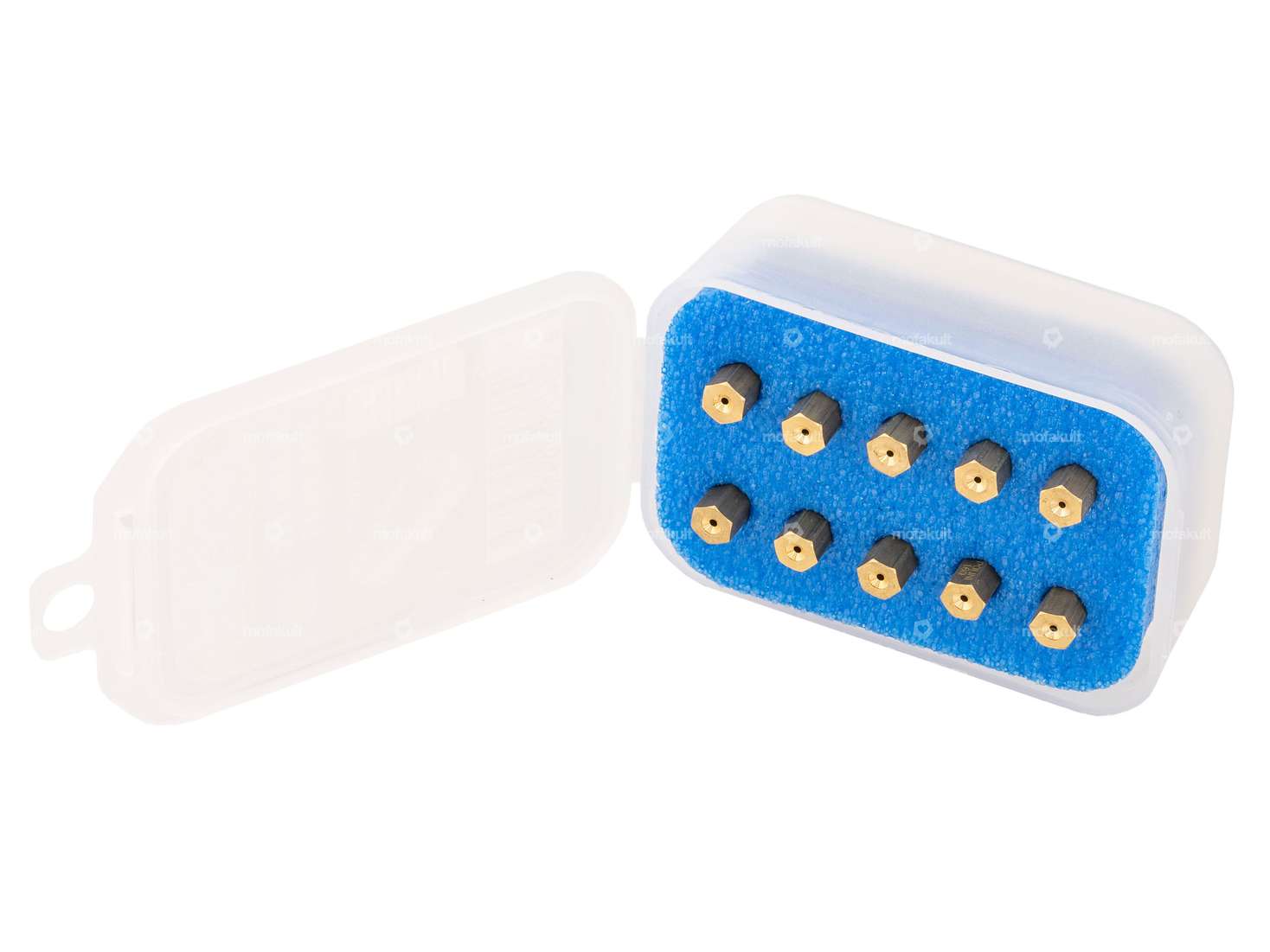 Polini set de gicleurs (280 - 370) gicleurs principaux version courte CP, Keihin, Koso, PWK Carousel Image 1