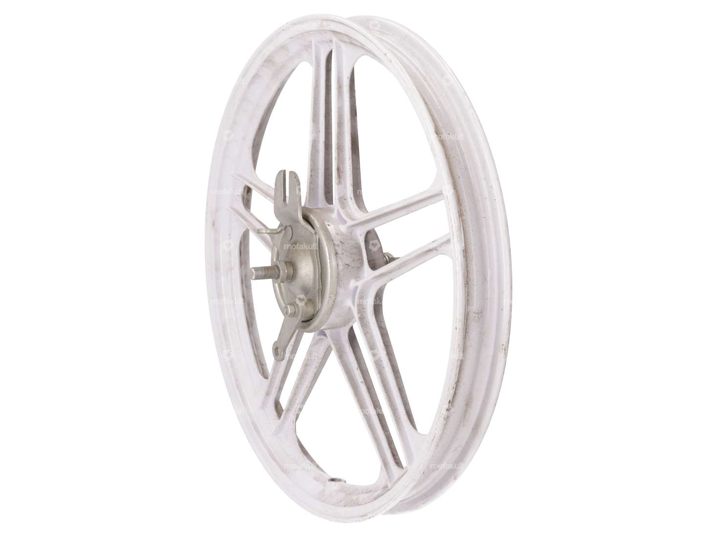 Grimeca Felge Alu 16" vorne weiss (5/10 Speiche) Carousel Image 1