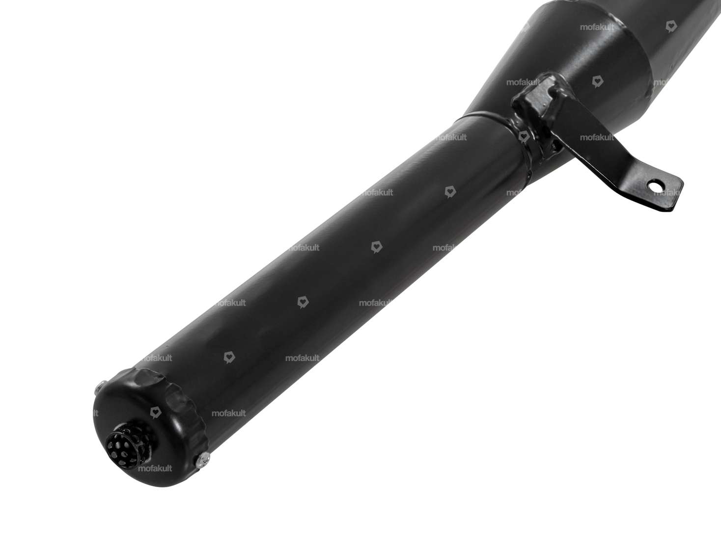 HOMOET Auspuff P4 28 mm schwarz | Hercules Prima, Optima Carousel Image 3